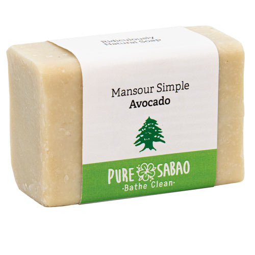 Mansour Simple Avocado – Natural olive oil soap made in Lebanon