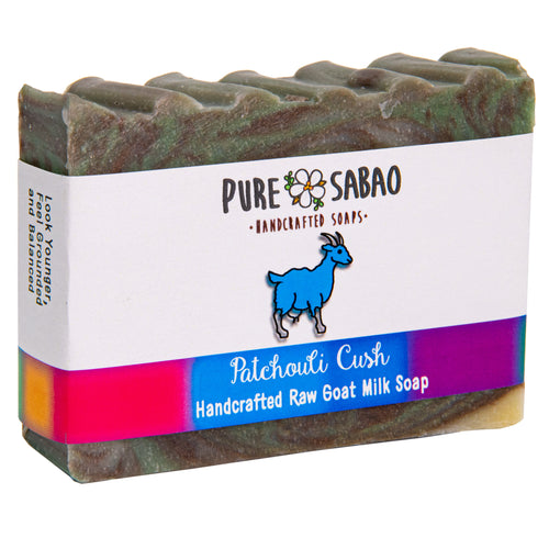Pure Sabao - Patchouli Cush – Goat Milk Soap – Natural Soap made in the USA