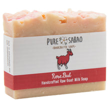 Load image into Gallery viewer, Pure Sabao - RoseBud Raw Goat Milk Soap