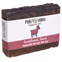 Load image into Gallery viewer, Pure Sabao - Sandalwood Forest – Goat Milk Soap – Natural Soap made in the USA