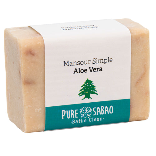 Mansour Simple Aloe Vera – Natural olive oil soap made in Lebanon
